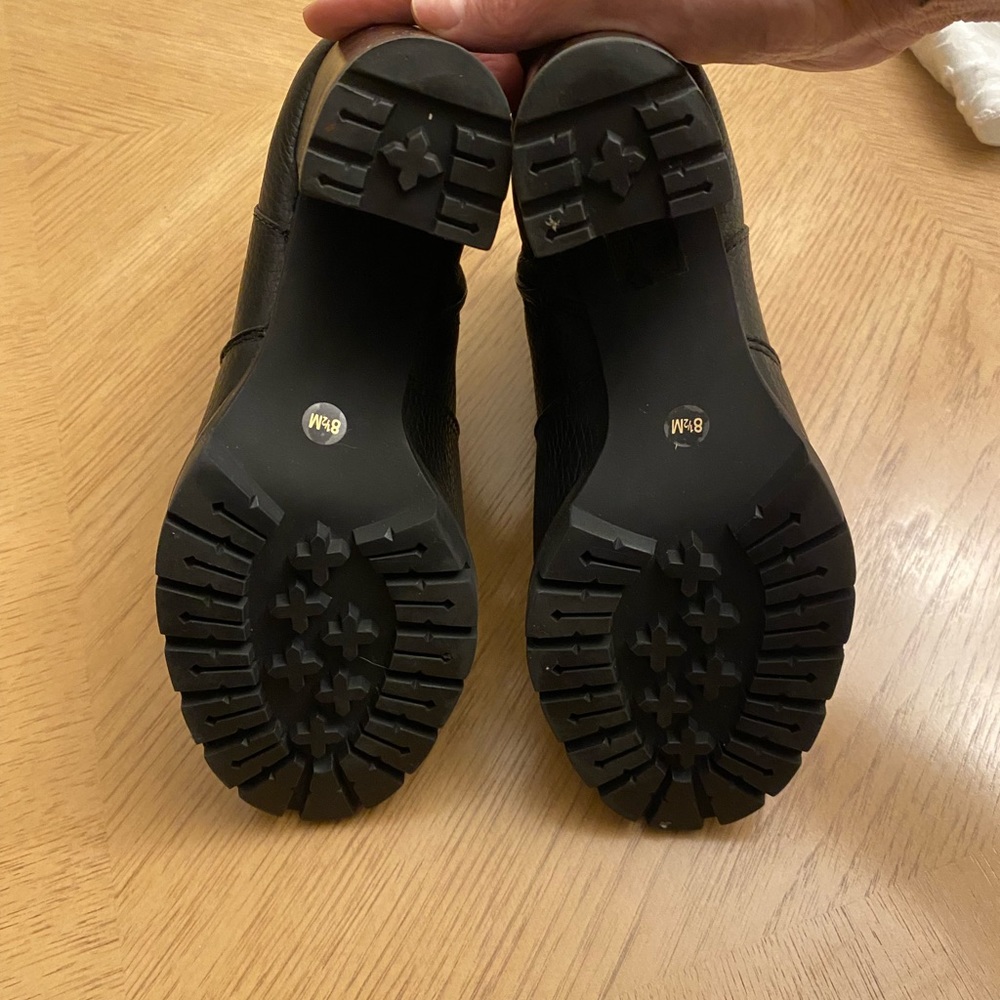 Womens Tory Burch black leather booties new - Picture 6 of 7